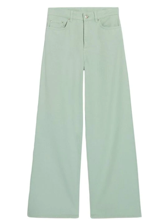 Zdjęcie produktu Jeansy Dzwony CLAUDIE PIERLOT jasnozielony