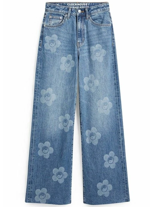 Zdjęcie produktu Jeansy Dzwony CLOCKHOUSE niebieski denim