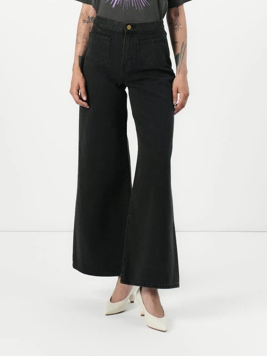 Zdjęcie produktu Jeansy Dzwony Coach granatowy