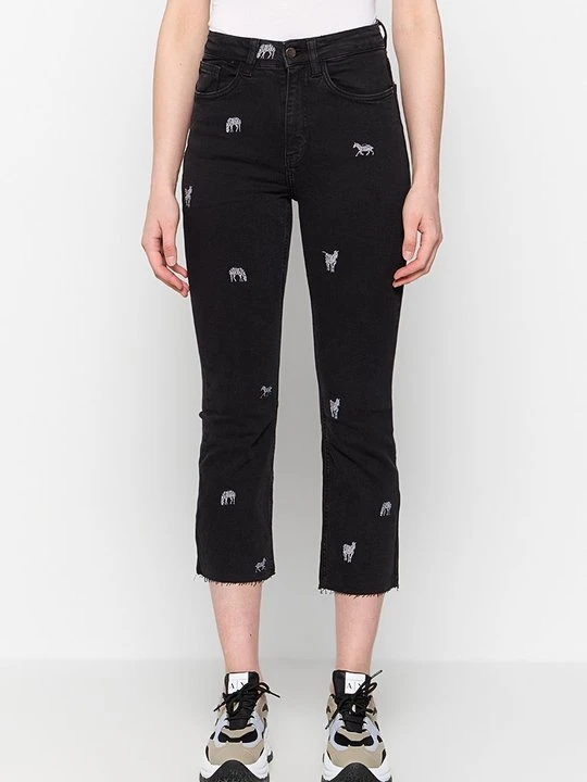 Zdjęcie produktu Jeansy Dzwony Desigual czarny