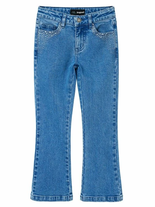 Zdjęcie produktu Jeansy Dzwony Desigual niebieski