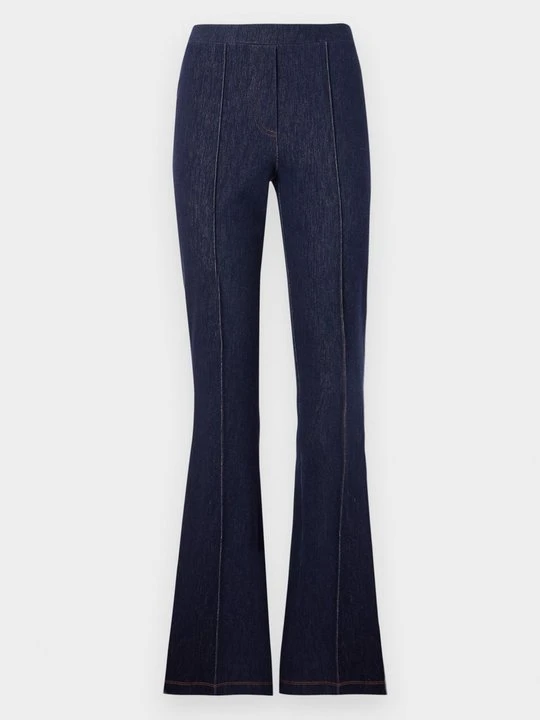 Zdjęcie produktu Jeansy Dzwony Diane Von Furstenberg granatowy