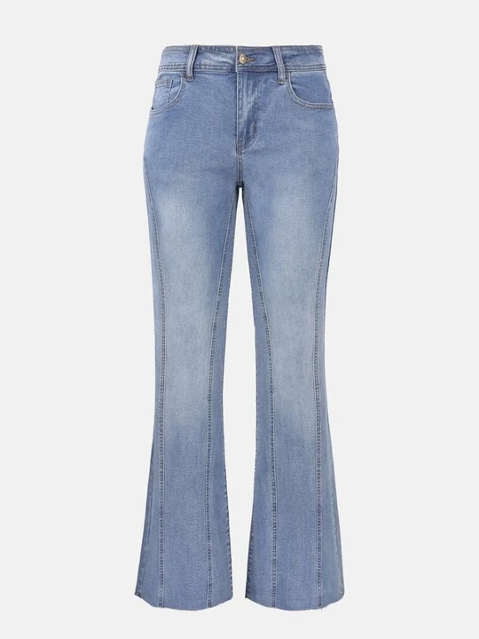 Zdjęcie produktu Jeansy Dzwony Even&Odd By Zalando granatowy