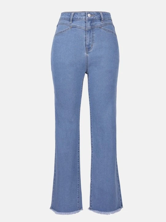 Zdjęcie produktu Jeansy Dzwony Even&Odd jasnoniebieski denim