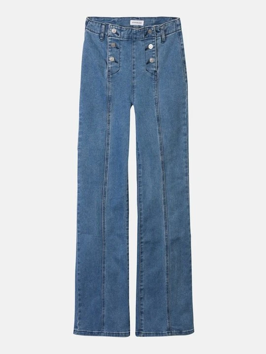 Zdjęcie produktu Jeansy Dzwony Even&Odd Tall By Zalando szafirowy
