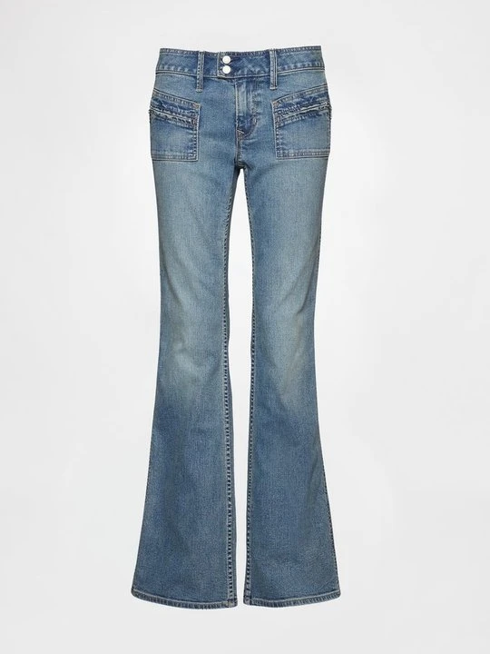 Zdjęcie produktu Jeansy Dzwony GAP niebieski denim