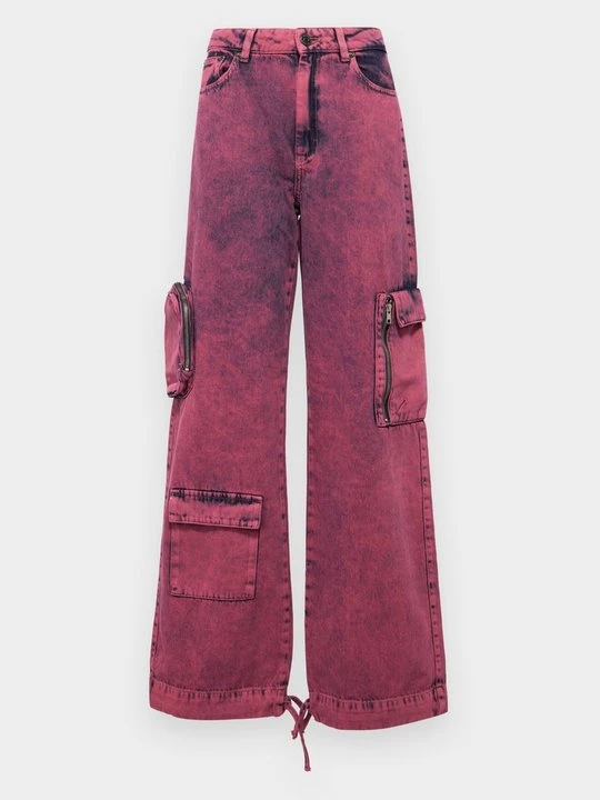 Zdjęcie produktu Jeansy Dzwony Gestuz różowy