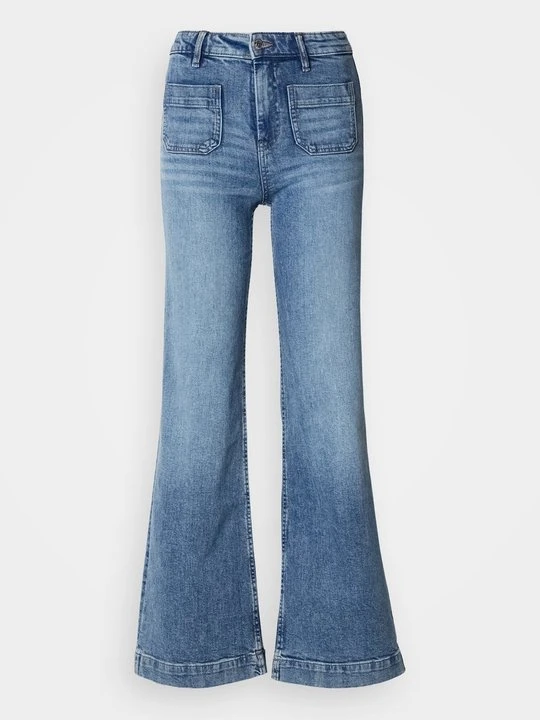 Zdjęcie produktu Jeansy Dzwony Gina Tricot niebieski denim