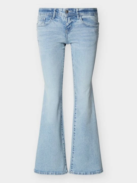 Zdjęcie produktu Jeansy Dzwony Gina Tricot jasnoniebieski denim
