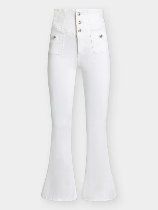 Zdjęcie produktu Jeansy Dzwony Guess biały