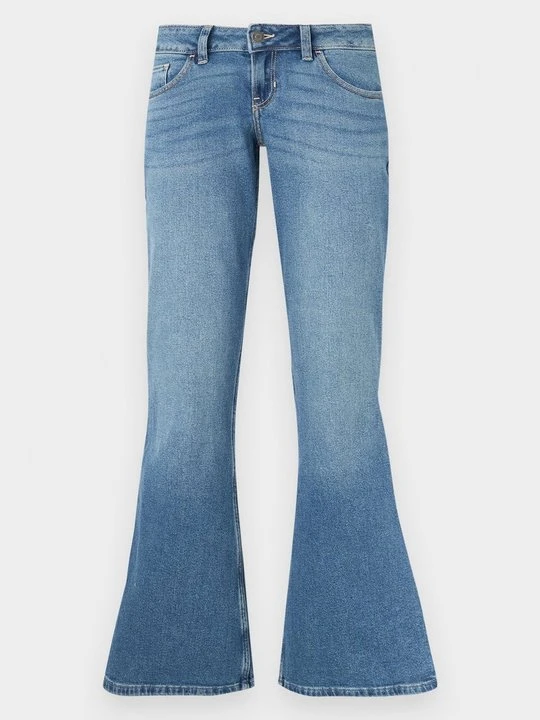 Zdjęcie produktu Jeansy Dzwony Hollister Co. niebieski denim