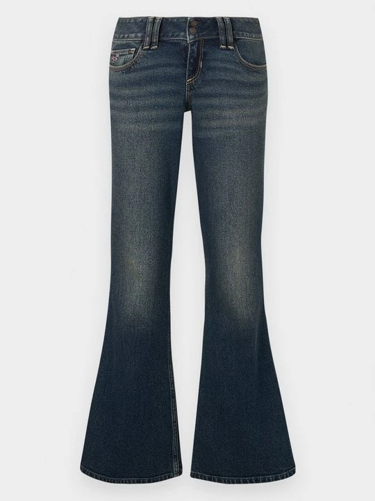 Zdjęcie produktu Jeansy Dzwony Hollister Co. ciemnoniebieski