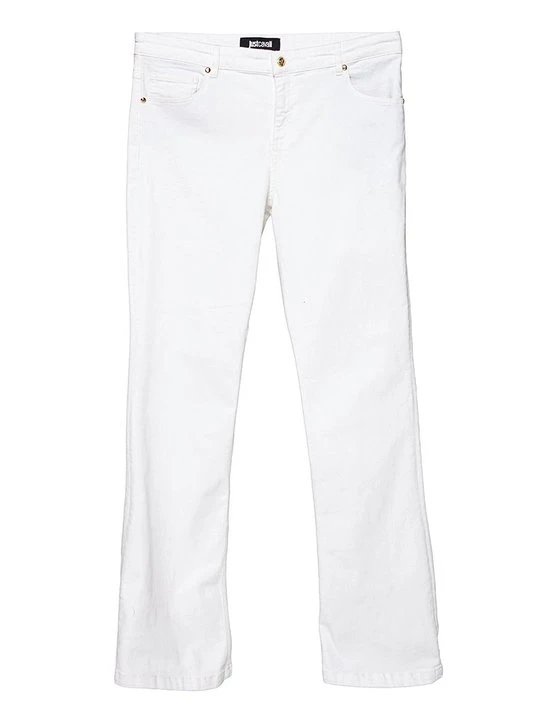 Zdjęcie produktu Jeansy Dzwony Just Cavalli biały