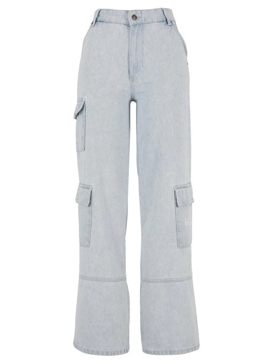 Zdjęcie produktu Jeansy Dzwony Karl Kani bleached denim