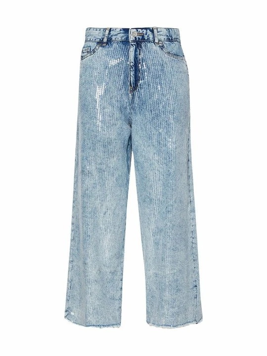 Zdjęcie produktu Jeansy Dzwony Liu Jo niebieski denim