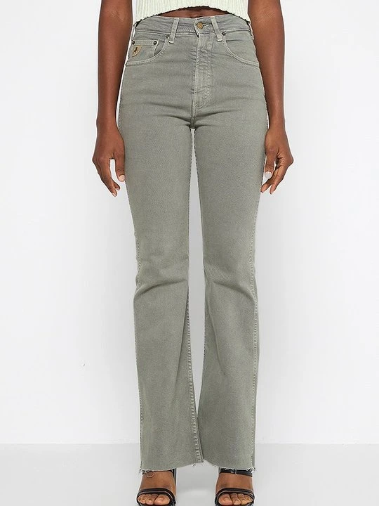Zdjęcie produktu Jeansy Dzwony LOIS JEANS khaki