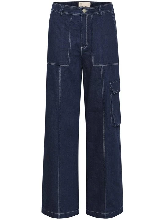 Zdjęcie produktu Jeansy Dzwony Lounge Nine przecierany denim