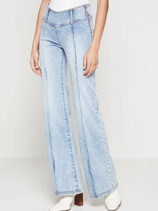 Zdjęcie produktu Jeansy Dzwony Miss Sixty niebieski