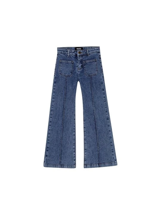 Zdjęcie produktu Jeansy Dzwony Molo niebieski denim