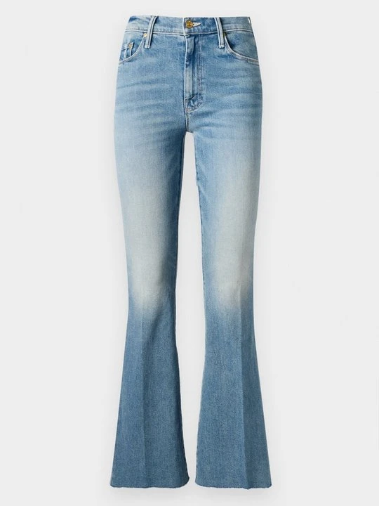 Zdjęcie produktu Jeansy Dzwony Mother jasnoniebieski denim