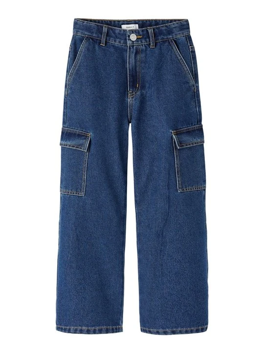 Zdjęcie produktu Jeansy Dzwony NAME IT niebieski denim