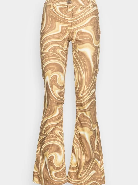 Zdjęcie produktu Jeansy Dzwony Neon & Nylon musztardowy