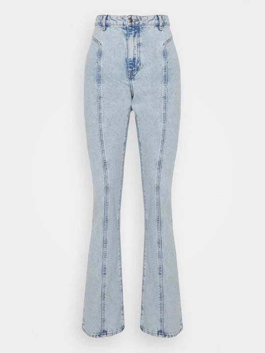 Zdjęcie produktu Jeansy Dzwony Neon & Nylon jasnoniebieski denim