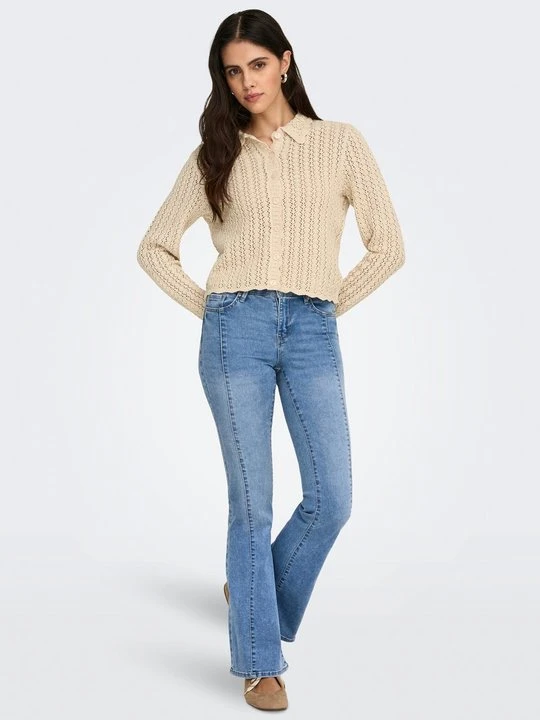 Zdjęcie produktu Jeansy Dzwony Only jasnoniebieski denim
