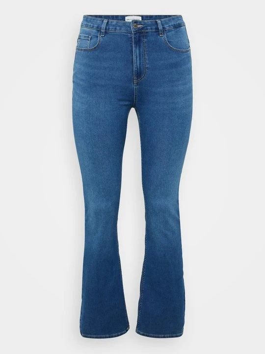 Zdjęcie produktu Jeansy Dzwony ONLY Carmakoma niebieski denim