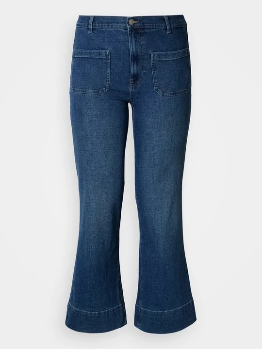 Zdjęcie produktu Jeansy Dzwony ONLY Carmakoma niebieski denim