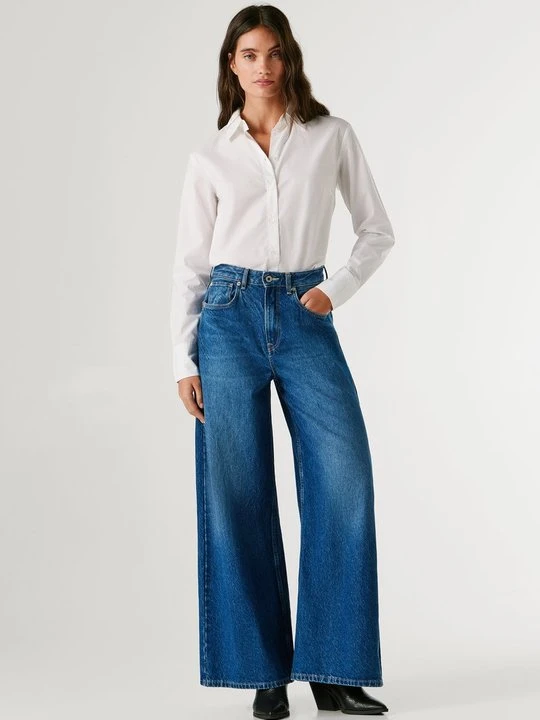 Zdjęcie produktu Jeansy Dzwony Pepe Jeans niebieski denim