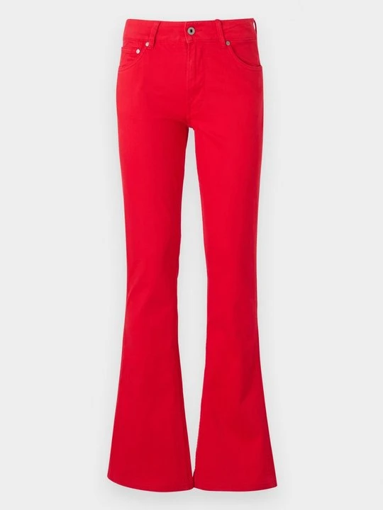 Zdjęcie produktu Jeansy Dzwony Pepe Jeans czerwony