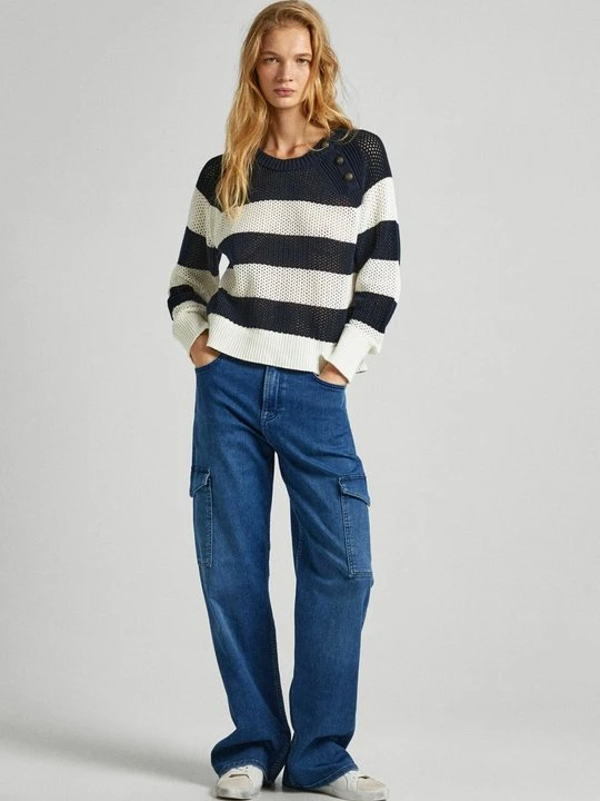 Zdjęcie produktu Jeansy Dzwony Pepe Jeans niebieski denim