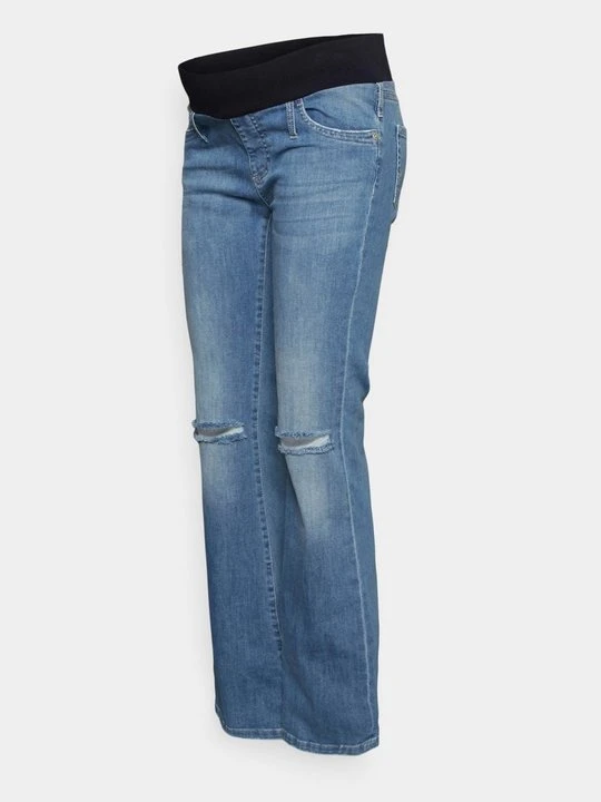 Zdjęcie produktu Jeansy Dzwony Pietro Brunelli niebieski denim