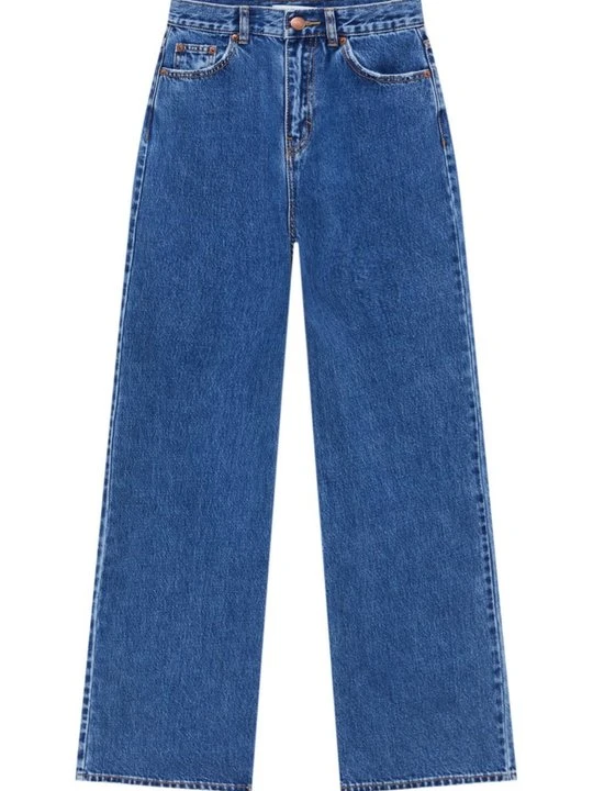 Zdjęcie produktu Jeansy Dzwony PULL&BEAR niebieski denim