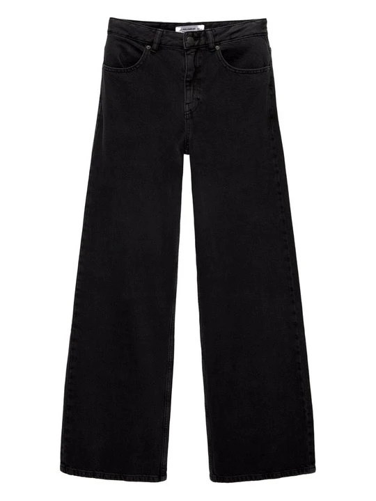 Zdjęcie produktu Jeansy Dzwony PULL&BEAR czarny