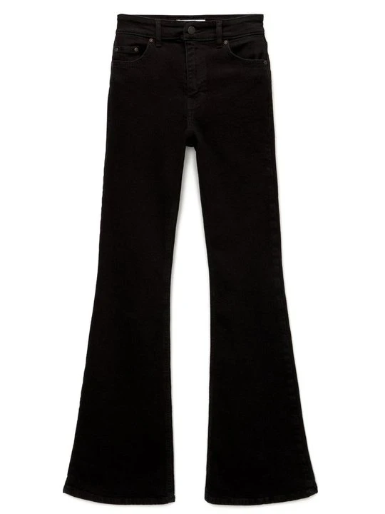 Zdjęcie produktu Jeansy Dzwony PULL&BEAR czarny