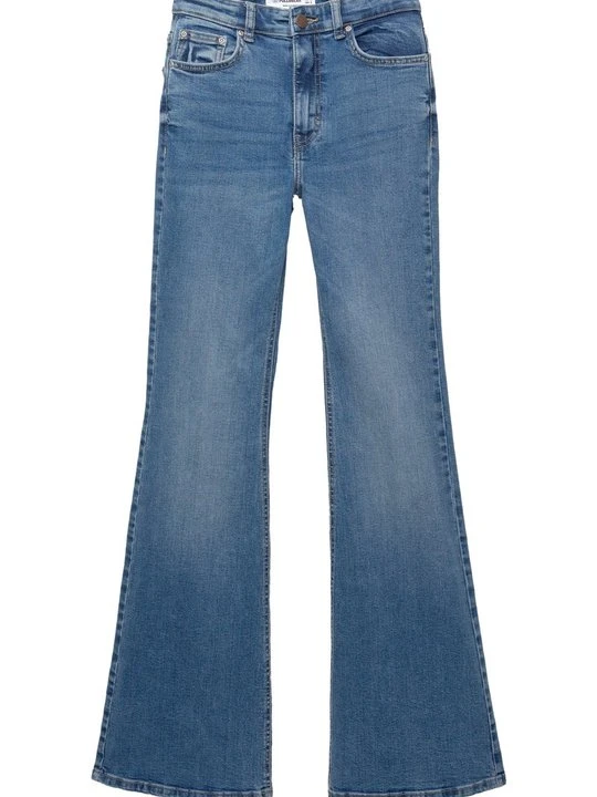 Zdjęcie produktu Jeansy Dzwony PULL&BEAR niebieski denim