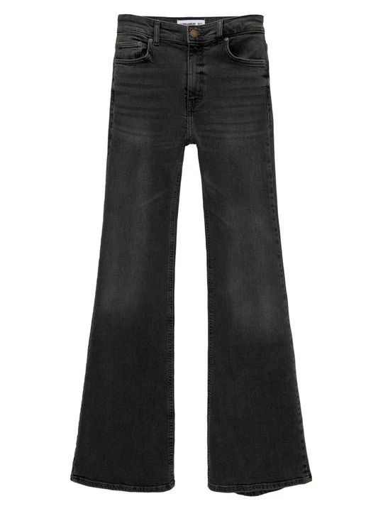 Zdjęcie produktu Jeansy Dzwony PULL&BEAR szary melanż