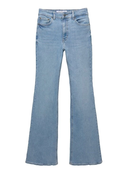 Zdjęcie produktu Jeansy Dzwony PULL&BEAR jasnoniebieski denim