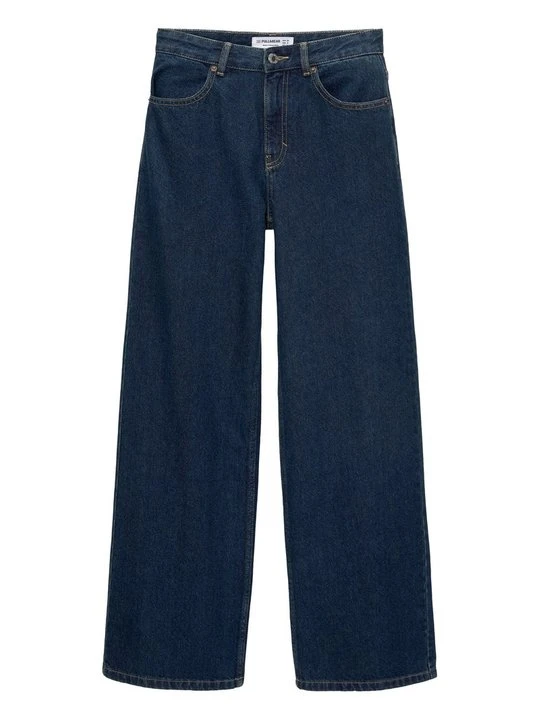 Zdjęcie produktu Jeansy Dzwony PULL&BEAR granatowy