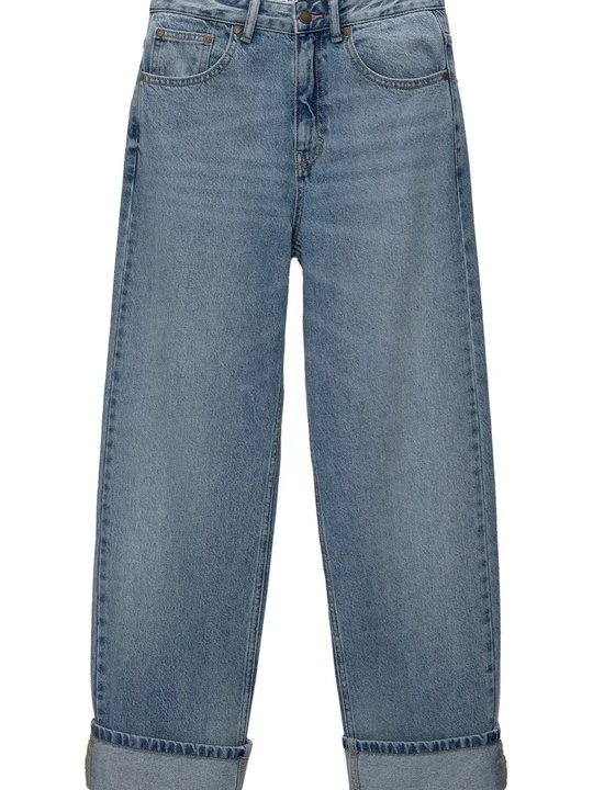 Zdjęcie produktu Jeansy Dzwony PULL&BEAR niebieski