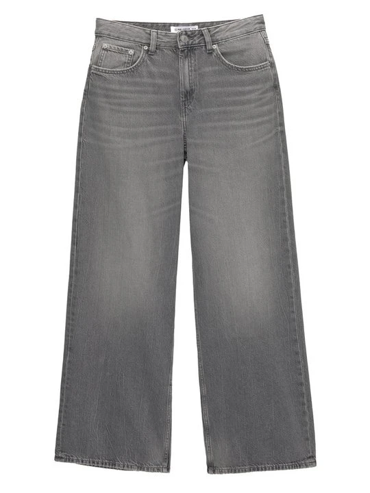 Zdjęcie produktu Jeansy Dzwony PULL&BEAR szary