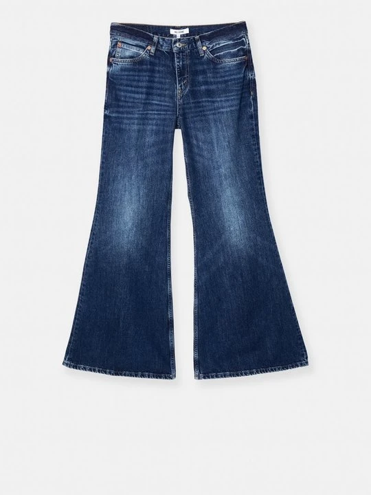 Zdjęcie produktu Jeansy Dzwony RE/DONE niebieski denim