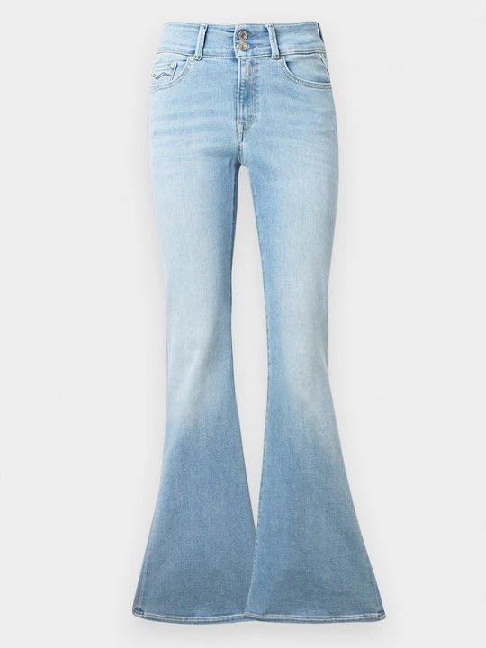 Zdjęcie produktu Jeansy Dzwony Replay jasnoniebieski denim