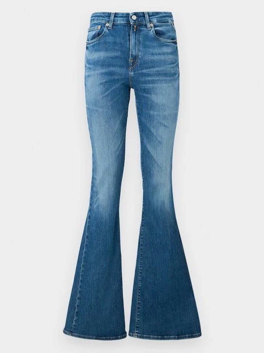 Zdjęcie produktu Jeansy Dzwony Replay niebieski denim