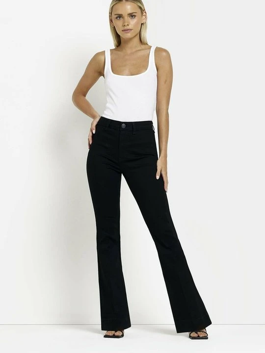 Zdjęcie produktu Jeansy Dzwony River Island czarny