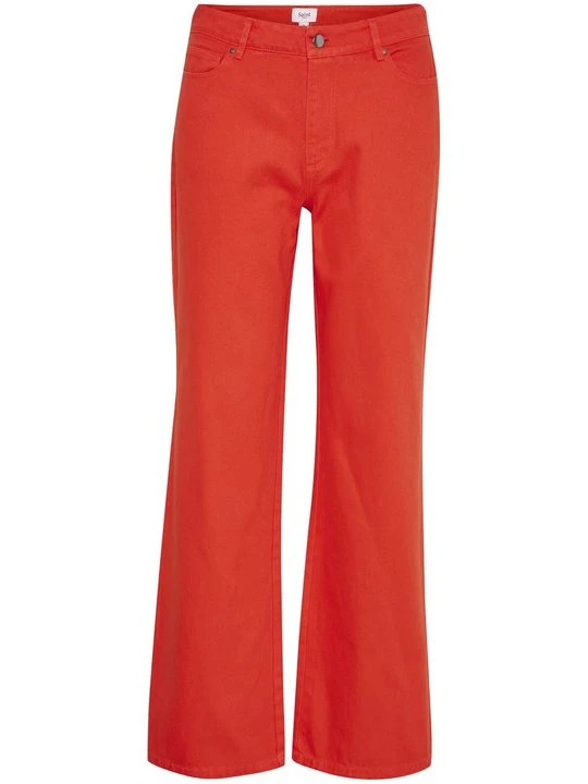 Zdjęcie produktu Jeansy Dzwony Saint Tropez czerwony