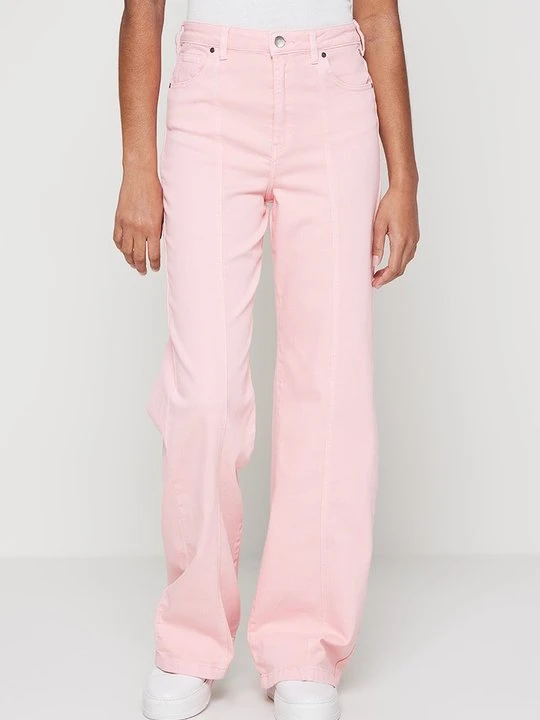 Zdjęcie produktu Jeansy Dzwony Scotch & Soda jasnoróżowy