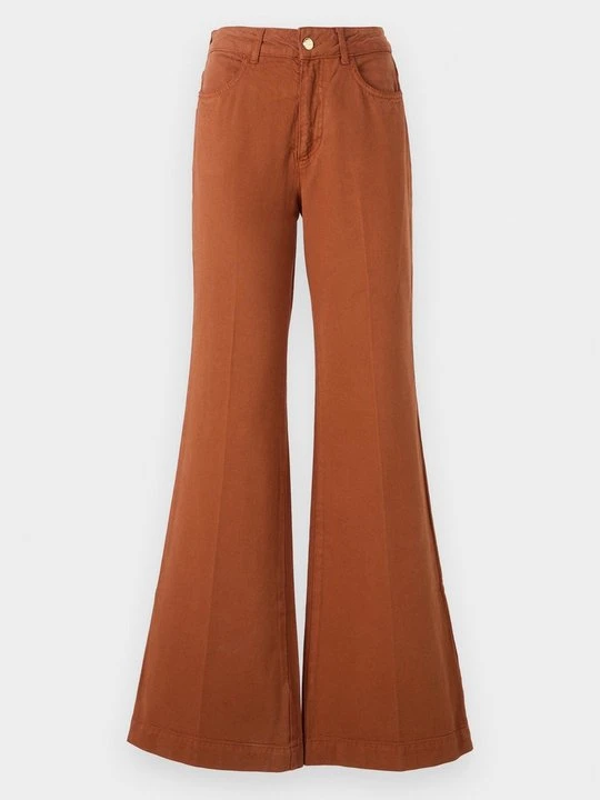 Zdjęcie produktu Jeansy Dzwony Sisley brązowy
